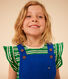 Gestreept T-shirt van lichte jersey voor meisjes