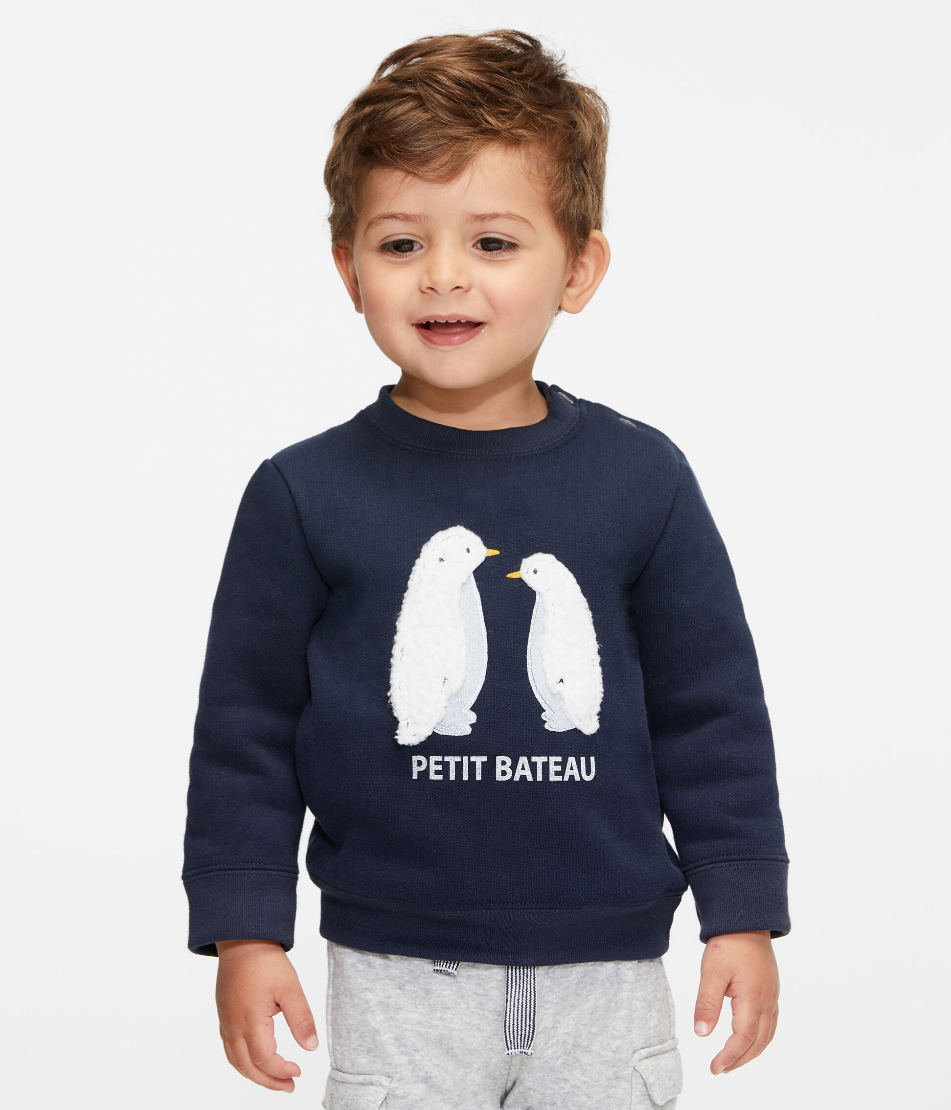 Petit Bateau Sweat-Shirt B/éb/é gar/çon