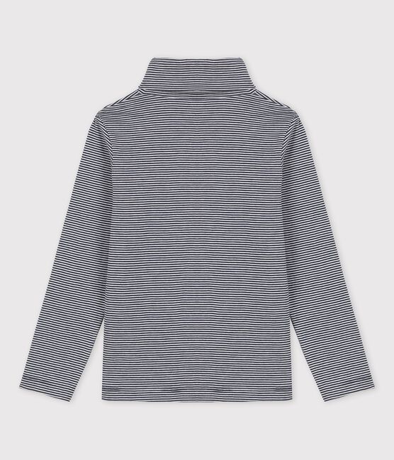 Pulli voor jongens/meisjes in katoen blauw SMOKING/wit MARSHMALLOW