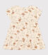 Robe manches courtes en gaze de coton enfant fille
