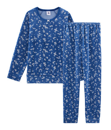 gemak Activeren Trojaanse paard Pyjama petite fille en velours MAJOR/MULTICO | Petit Bateau