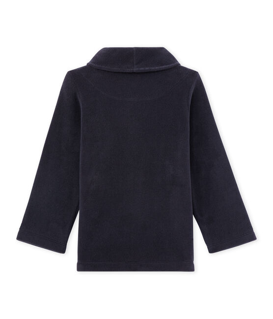 Jongenscardigan in fleece blauw SMOKING