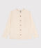 Chemise en gaze de coton enfant garçon écru AVALANCHE