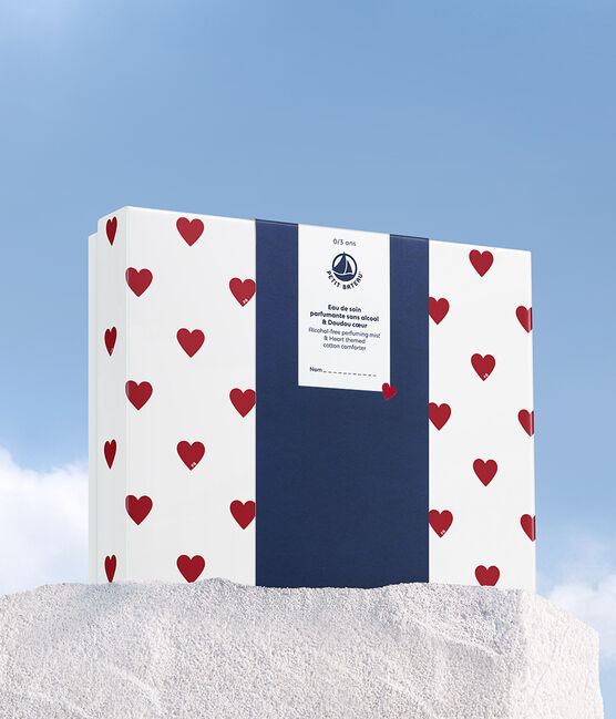 COFFRET CADEAU NAISSANCE PARFUM & DOUDOU bleu Floral Citrus Musc