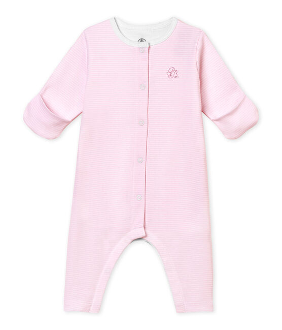 Bodyjama Bébé mixte rose VIENNE/blanc ECUME
