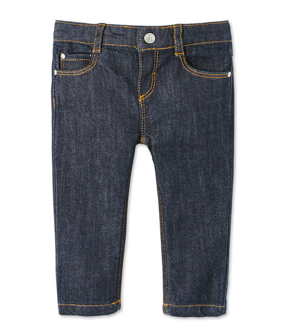 Pantalon slim bébé mixte en jean bleu JEAN