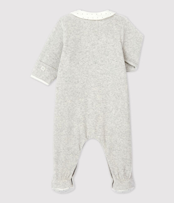 Dors-bien bébé en coton biologique gris BELUGA CHINE