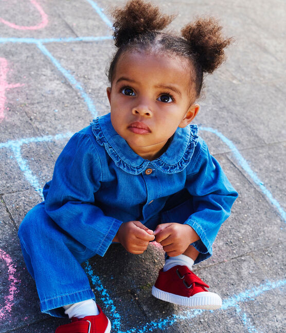 Blouse en denim léger bébé bleu DENIM CLAIR