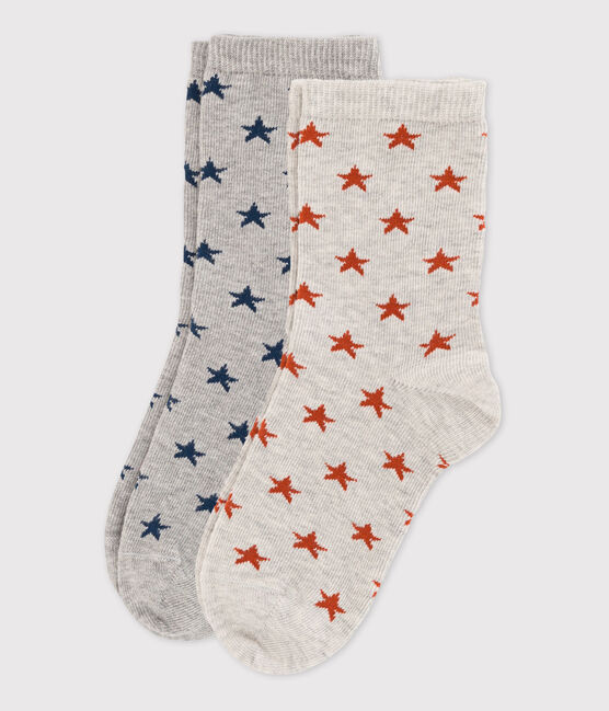 Lot de 2 paires de chaussettes enfant garçon-fille variante 1