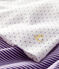 Set van 2 items babymeisje purper REAL/wit MARSHMALLOW