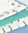 Setje van katoenen body's met lange mouwen en dierenprint voor baby's variante 1