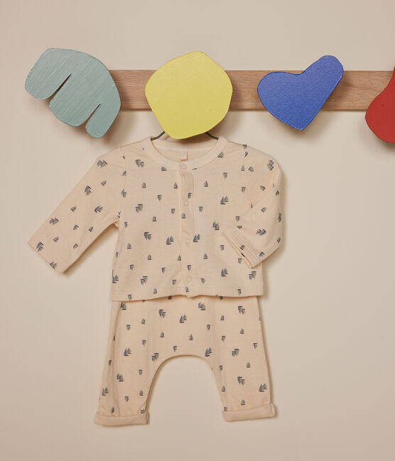 Tweedelig babysetje van tubic wit AVALANCHE/ MULTICO