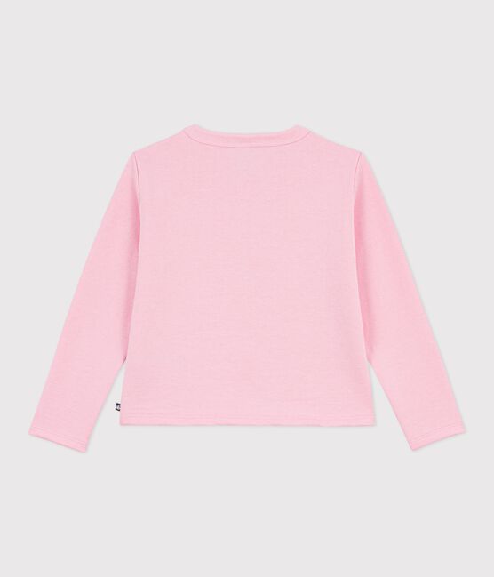 Cardigan enfant en coton uni rose MARQUISE