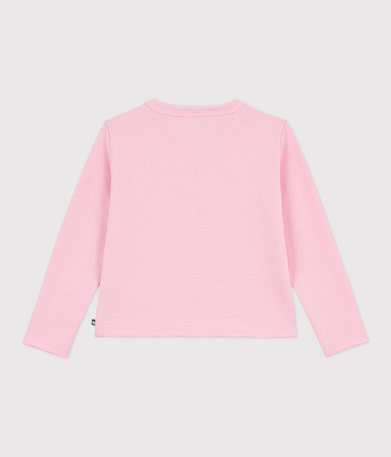 Effen katoenen vestje voor kinderen roze