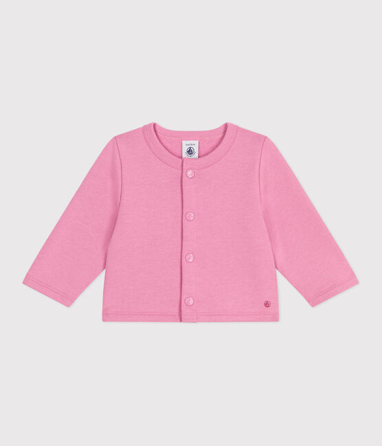 Cardigan bébé en coton uni BOUDOIR