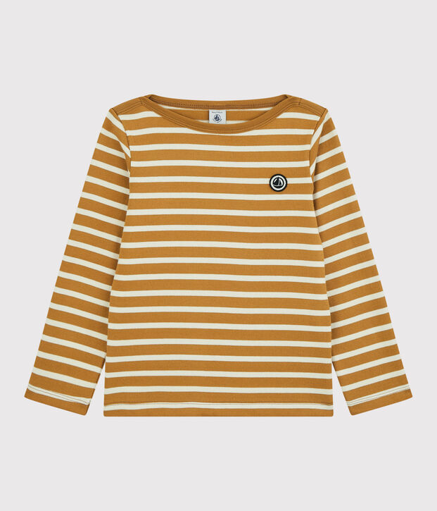 Marini&egrave;re en coton enfant fille / gar&ccedil;on jaune/&eacute;cru