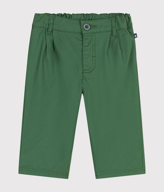 Pantalon en serge bébé vert PALMERAIE