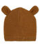 Bonnet bébé fille marron BRINDILLE/jaune DORE