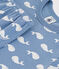 Pyjama short imprimé baleine en coton enfant bleu BEACH/ MARSHMALLOW