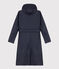 Trenchcoat met capuchon voor dames blauw SMOKING