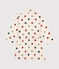 Kamerjas van fleece met print voor kinderen wit AVALANCHE/ MULTICO