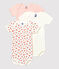 Lot de 3 bodies bébé en coton biologique. variante 1