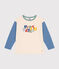 Jongens-T-shirt met lange mouwen van dunne jerseystof wit AVALANCHE/ MULTICO