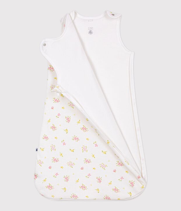 Gigoteuse b&eacute;b&eacute; en coton imprim&eacute; fleuri TOG 1,5 blanc/multicouleur