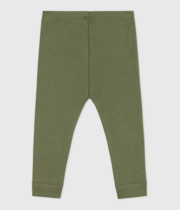 Legging b&eacute;b&eacute; en coton uni kaki