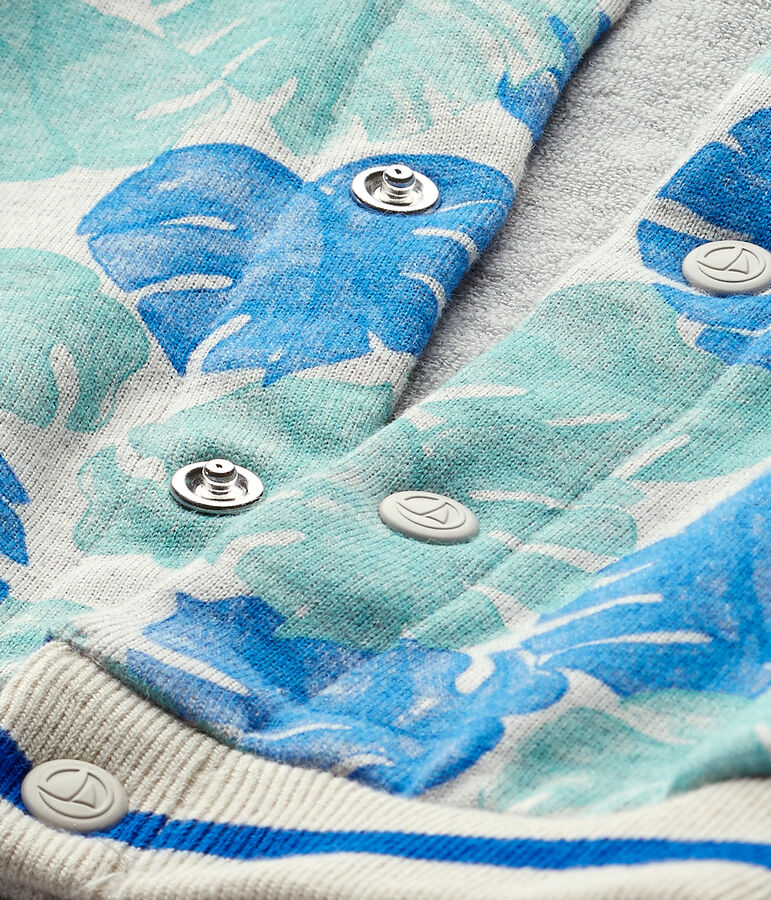 Vest met dessin voor babyjongens grijs/multicouleur