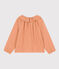 Blouse en gaze de coton enfant fille rose SIENNA