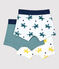 Set van 3 boxershorts voor jongens met ridderprint variante 1