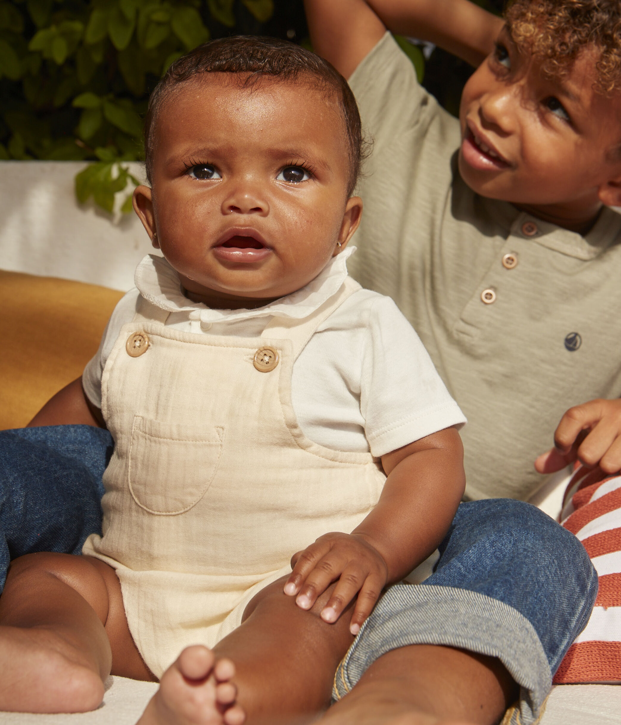 Korte clearance tuinbroek baby