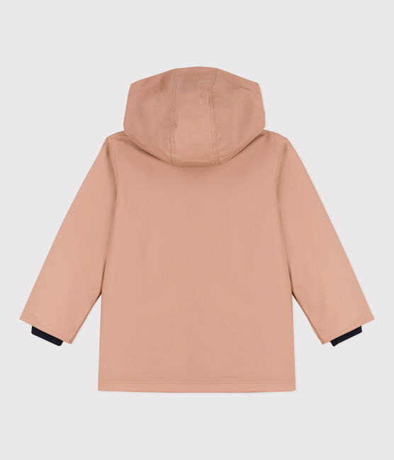 ICONISCHE REGENJAS VAN GERECYCLEDE STOF VOOR MEISJES/JONGENS beige VINTAGE