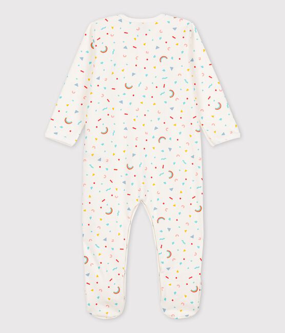 Dors bien bébé en molleton blanc MARSHMALLOW/blanc MULTICO