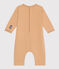 Lang pakje van molton voor baby's beige TOURONE