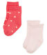 Set van 2 paar sokken voor babymeisjes