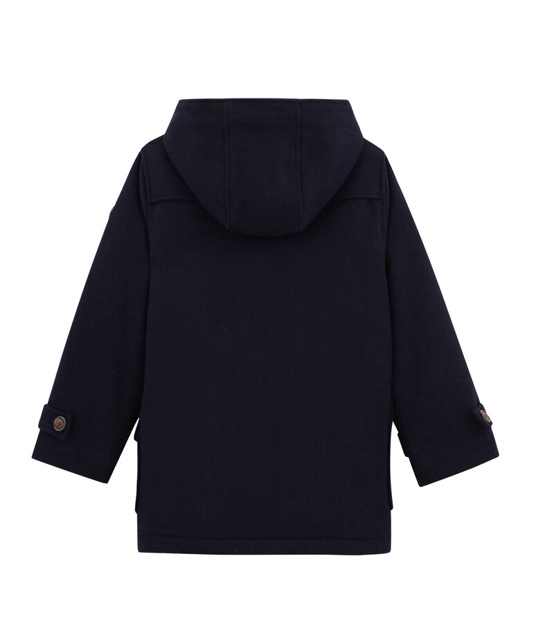 Duffle coat enfant gar&ccedil;on bleu