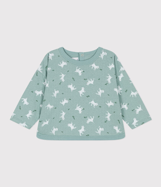 Baby-T-shirt met lange mouwen in tubic PAUL/ MULTICO