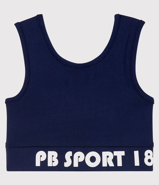 Meisjes sportbeha blauw SMOKING