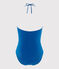 Maillot de bain 1 pièce femme bleu RIYADH
