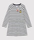 Robe manches longues en coton enfant fille