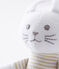 Doudou lapin hochet bébé mixte beige PERLIN/blanc MARSHMALLOW