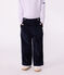 Effen fluwelen broek voor kinderen blauw SMOKING