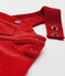 Salopette bébé garçon en molleton rouge TERKUIT