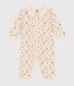 Katoenen babypyjama met bloemenprint en zonder voetjes