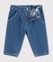 Effen spijkerbroekje voor baby's blauw