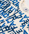 Pyjama imprimé mots bleus en coton enfant blanc AVALANCHE/ MULTICO