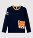 Katoenen jongens t-shirt met lange mouwen