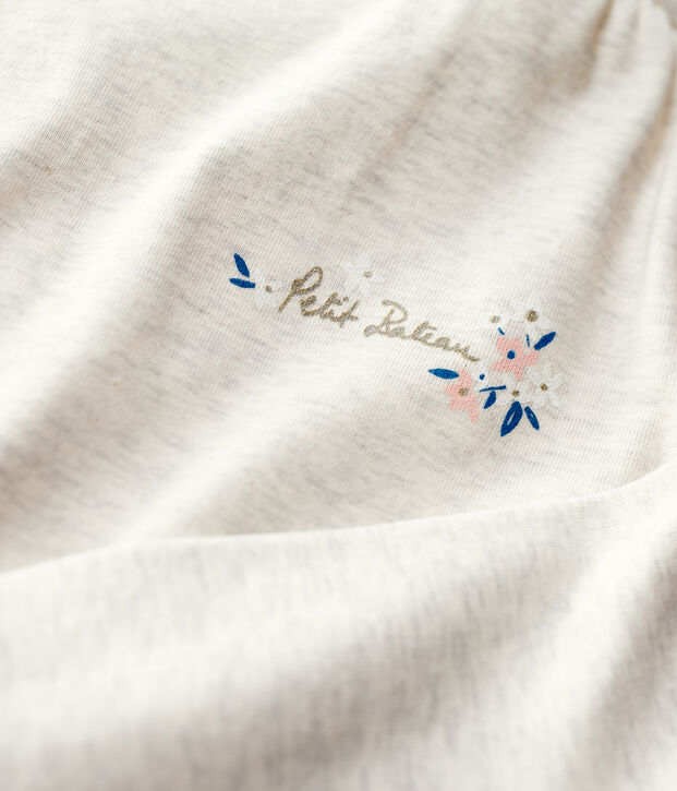 Katoenen meisjes t-shirt met lange mouwen MONTELIMAR CHINE